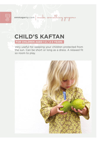 Emma Garry - Childs Kaftan Pattern 1-3yrs