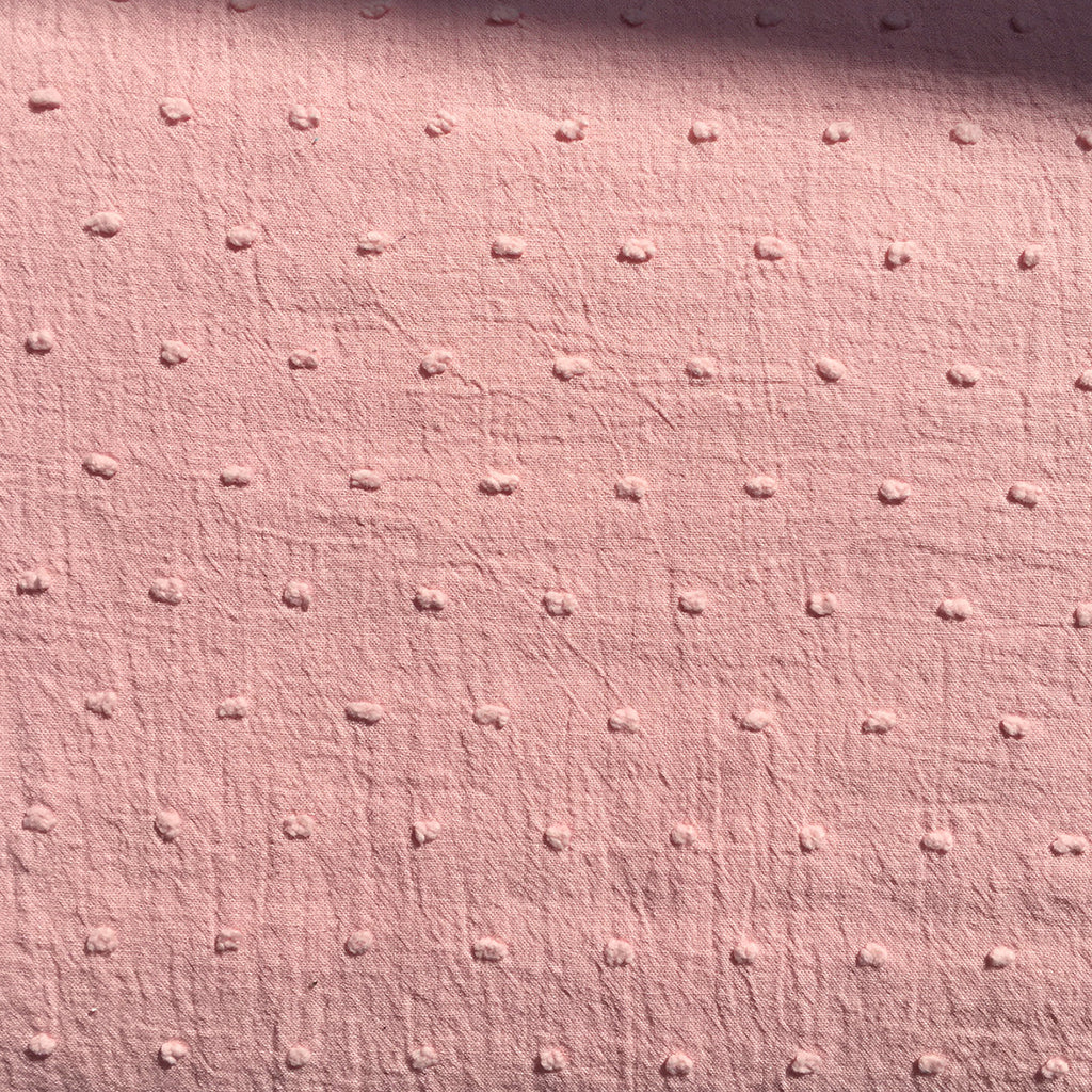 Dobby Cotton - BLUSH PINK