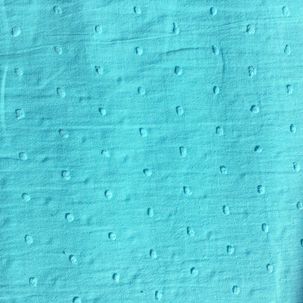 Dobby Cotton - TURQUOISE