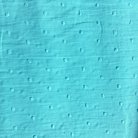 Dobby Cotton - TURQUOISE