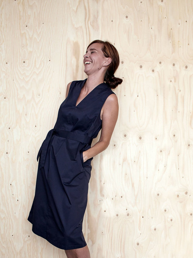 Assembly Line - V Neck Dress