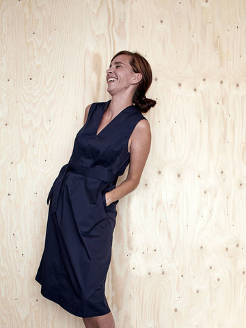 Assembly Line - V Neck Dress