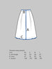 Assembly Line - 3 pleat skirt