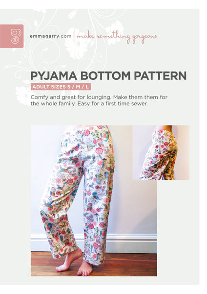 M and s online pyjama bottoms