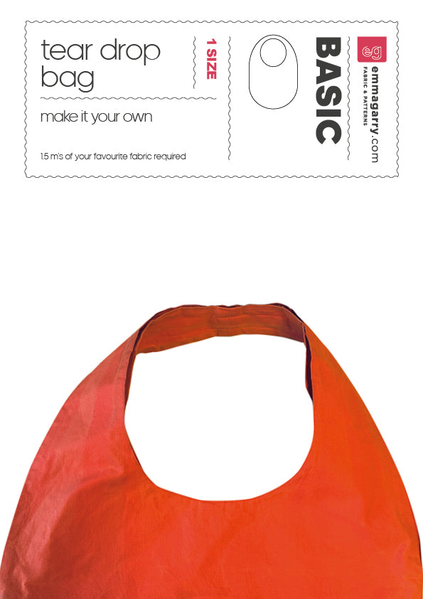 E.G - BASIC teardrop bag