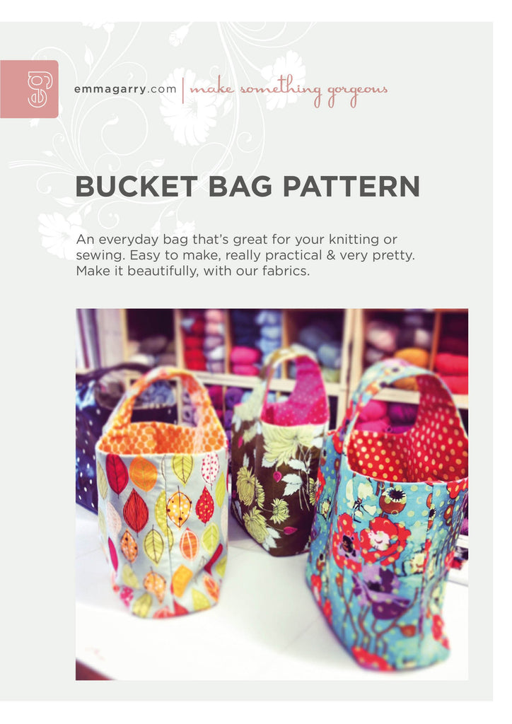 Emma Garry - Bucket Bag Pattern – Eme Cloth and Yarn