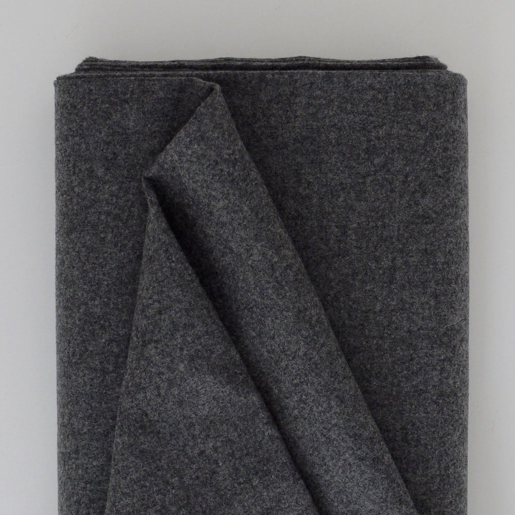 Designer Ends - Grey Felted Wool