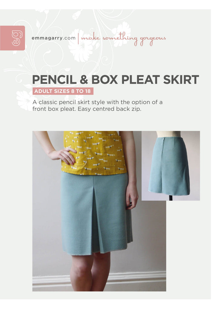 E.G. - Pencil And Box Pleat Skirt