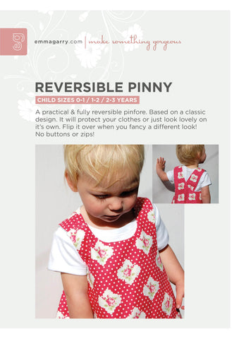 Emma Garry - Reversible Pinny Pattern 0-3yrs (3 sizes)